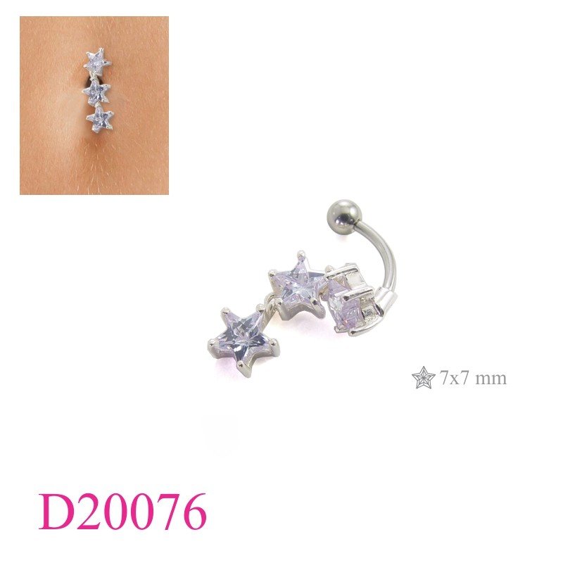 Star Body Jewelry, star stones and hanging star stones.