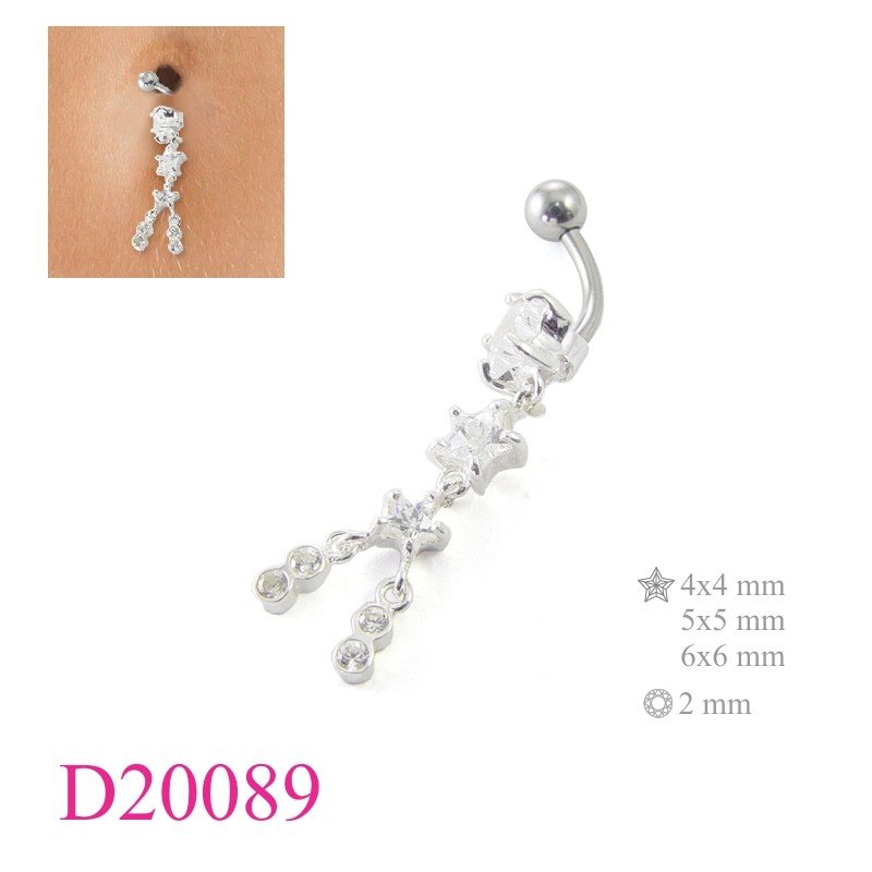 Star Body Jewelry, star and hanging star stones.