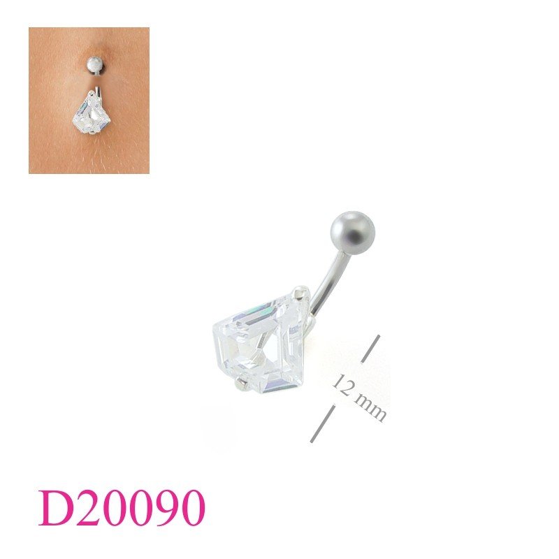 Body Jewelry, knite shape stone.