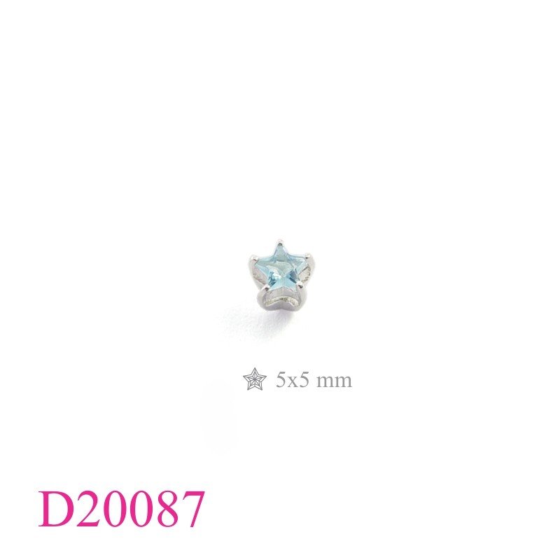 Star Body Jewelry, part, 5mm star stone.