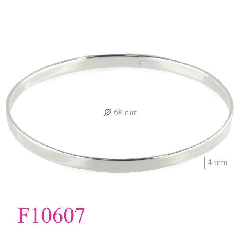 Bangle, 5 mm band 68mm inside diameter