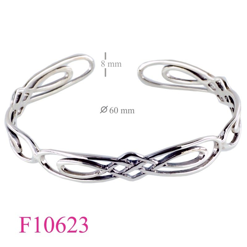 Bangle, Celtic C shape.