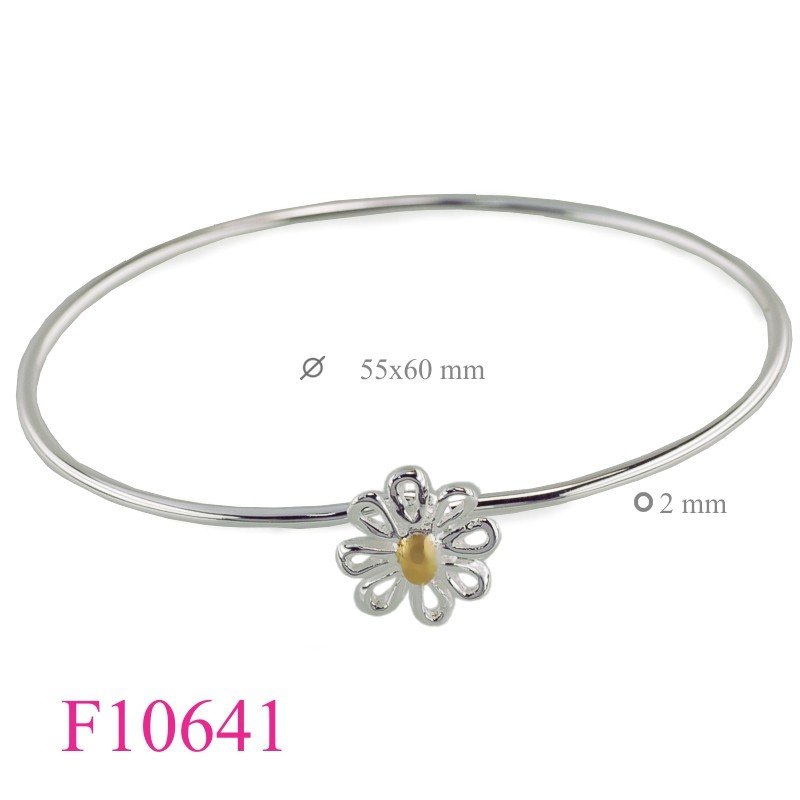 Bangle, flower.