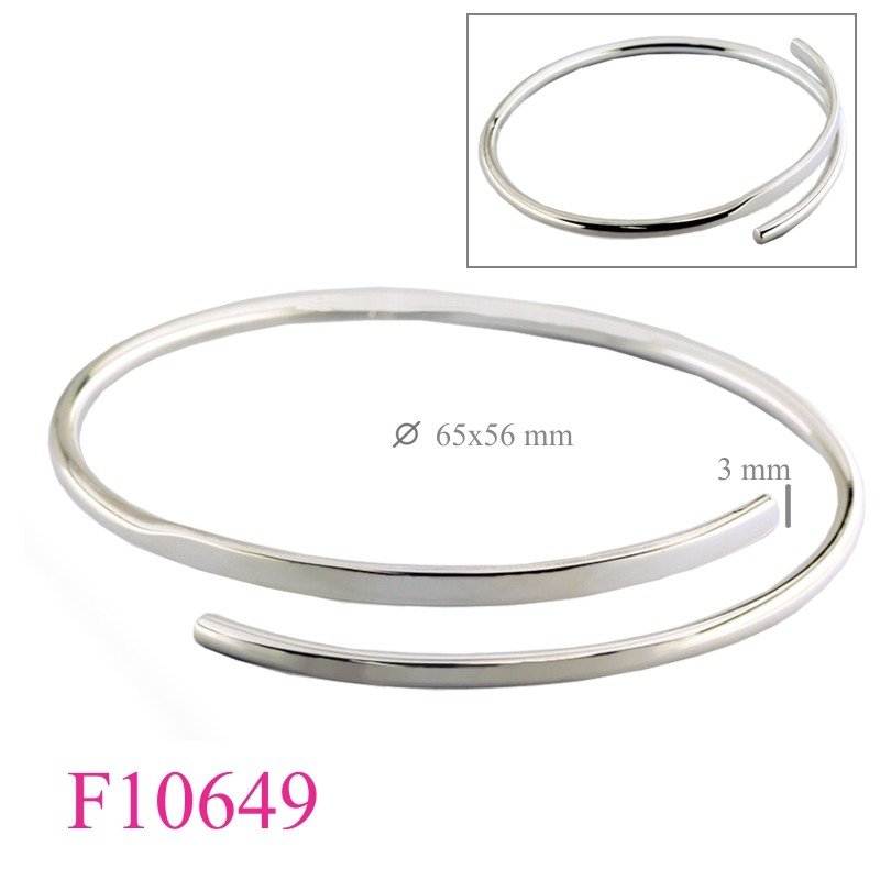 Bangle, 3mm spiral wire.