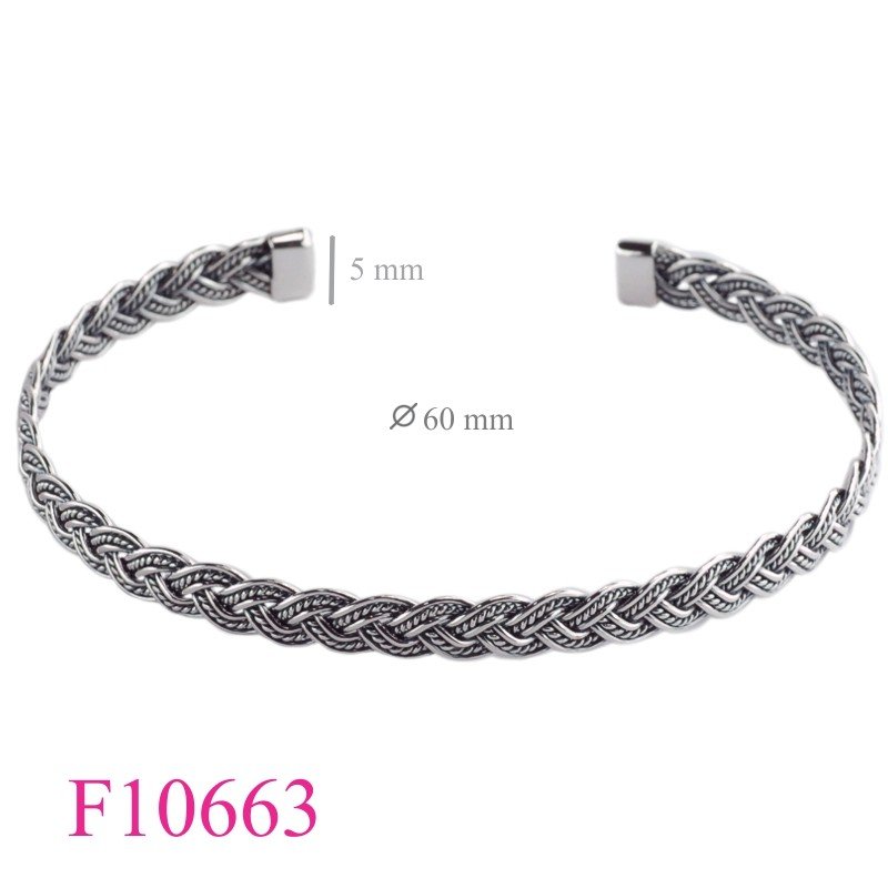 Bangle, 7mm braid band.