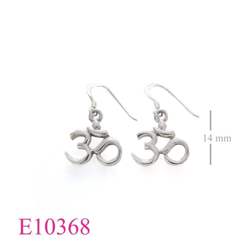 Earrings, ohm.
