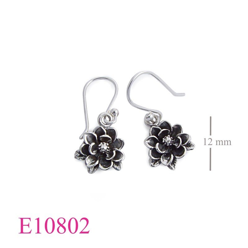 Flower Earrings, Magnolia Earrings.