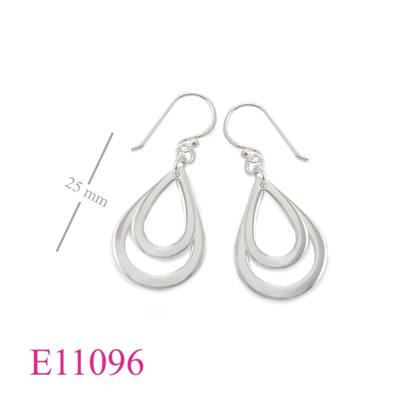 Earrings, 2 drops.