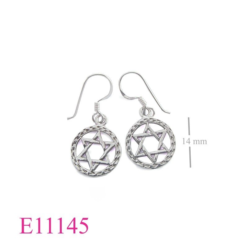 Earrings, Davis star.