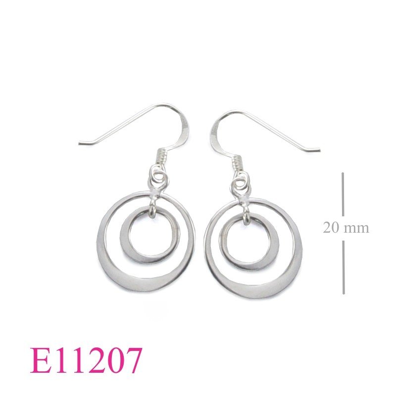 Earrings, 2 loops.