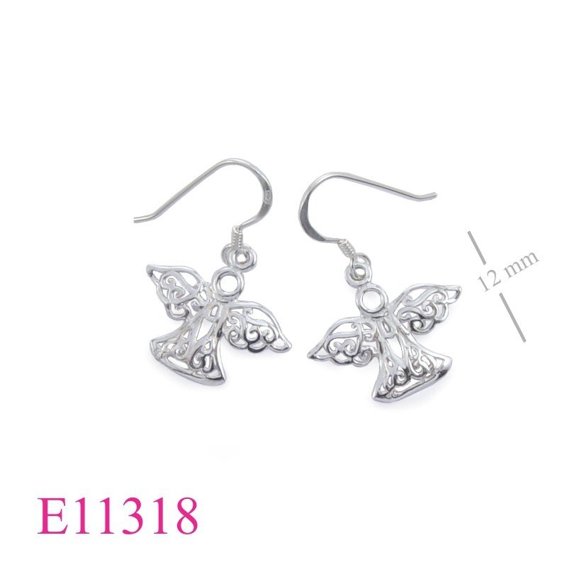 Earrings, stencil angle.