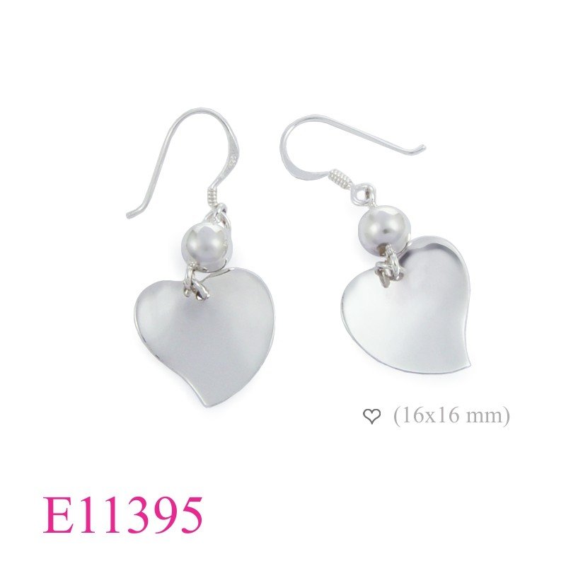 Earrings, kick heart.