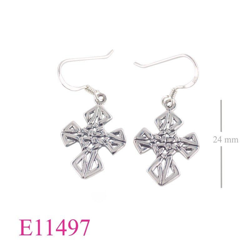Celtic Earrings, Cross Earrings, Celtic .