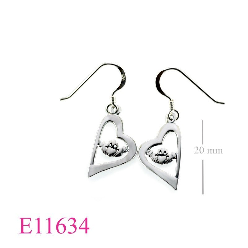 Claddagh Earrings, Heart Earrings, Claddagh in .