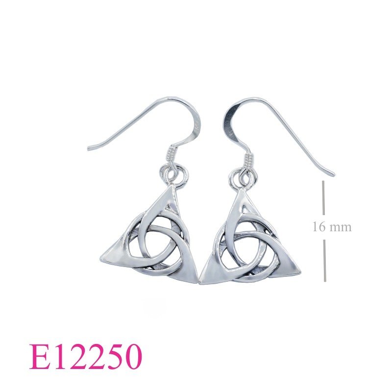 <p>Earrings, triangle Celtic.</p>