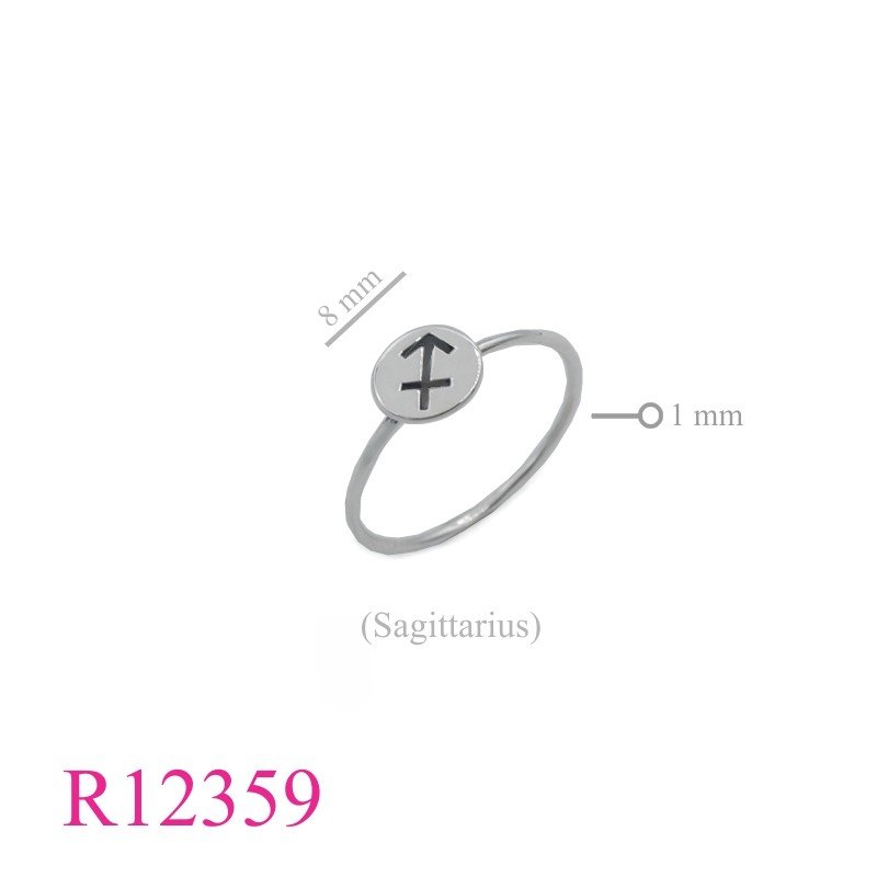 <p>Ring, round  Sagittarus  Zodiac.</p>