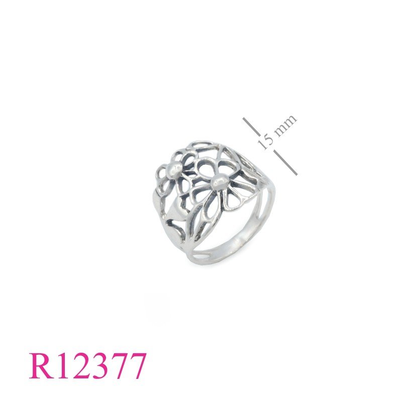 <p>Ring, cut out flowers.</p>