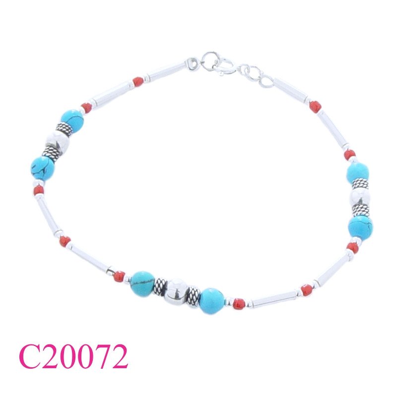 Stone Bracelet, stones ball in bali style.