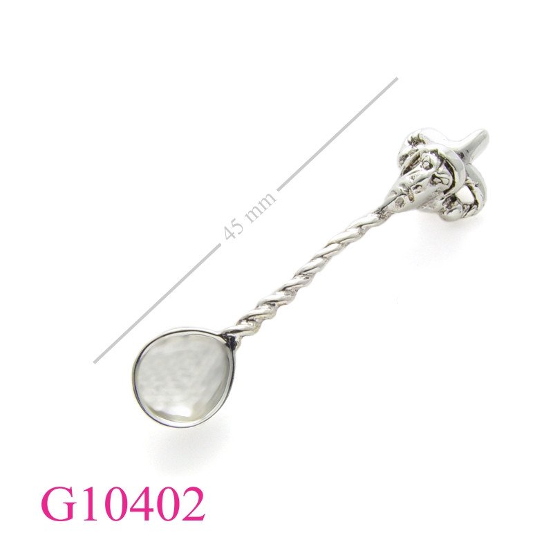 Gift Jewelry, clown face silver spoon.