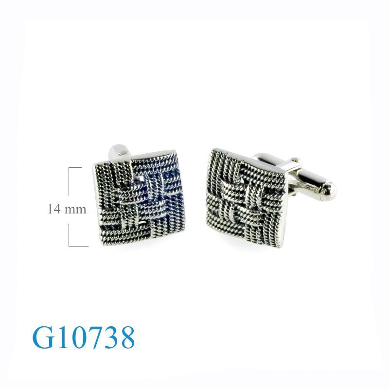 Gift Jewelry, square weave cufflink.