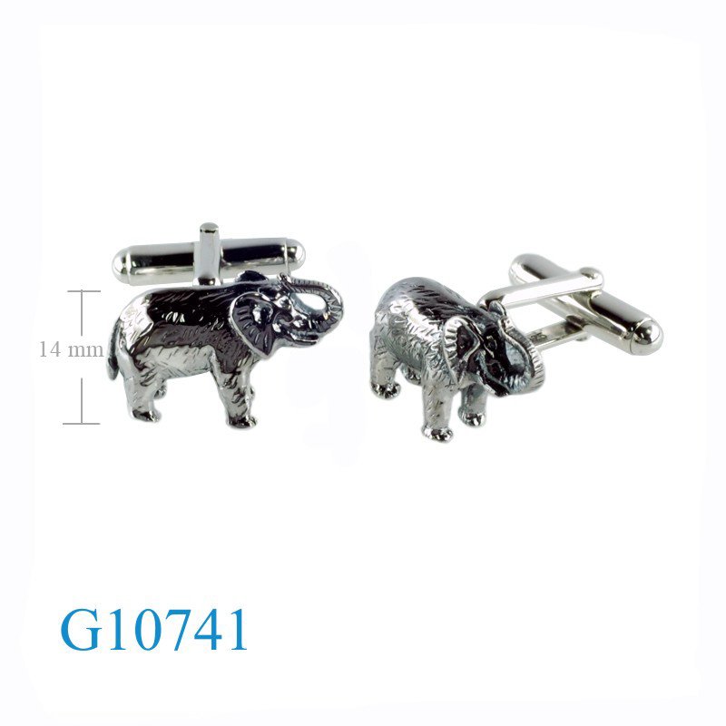 Gift Jewelry, elephant cufflink.