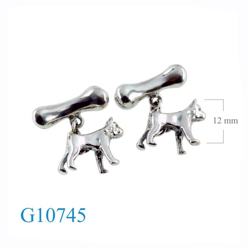 Gift Jewelry, dog and bone cufflinks.