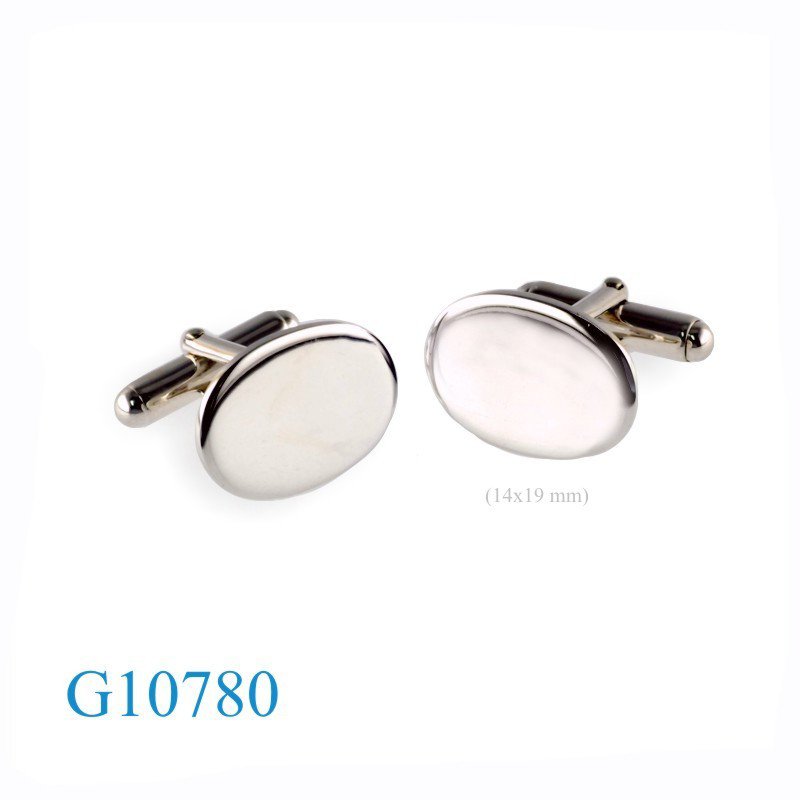 Gift Jewelry, 14x19mm oval cufflinks.