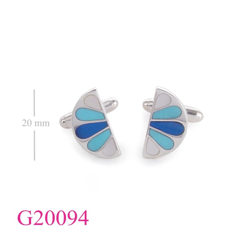 Gift Jewelry, half circle cufflinks.