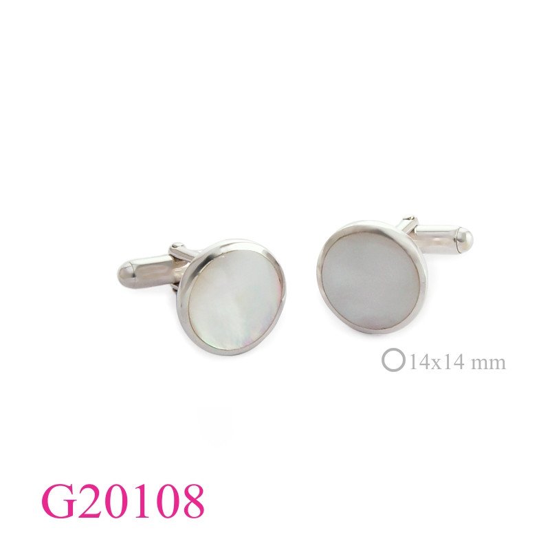 Gift Jewelry, round stone cufflinks.
