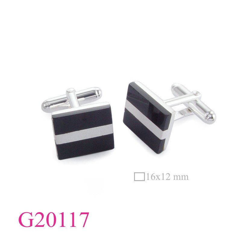 Gift Jewelry, rectangle design cufflinks.