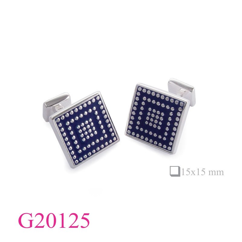Gift Jewelry, square dots design cufflinks.