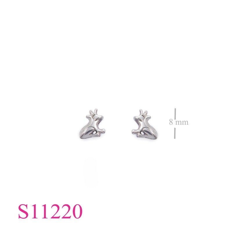 Earrings, prince frog.
