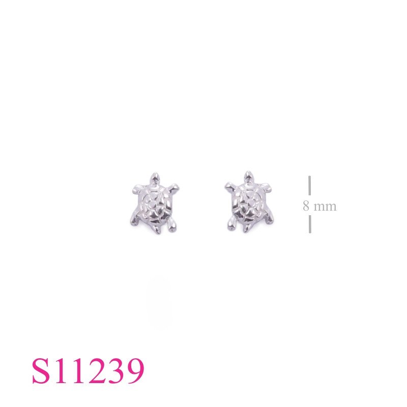 Earrings, turtle