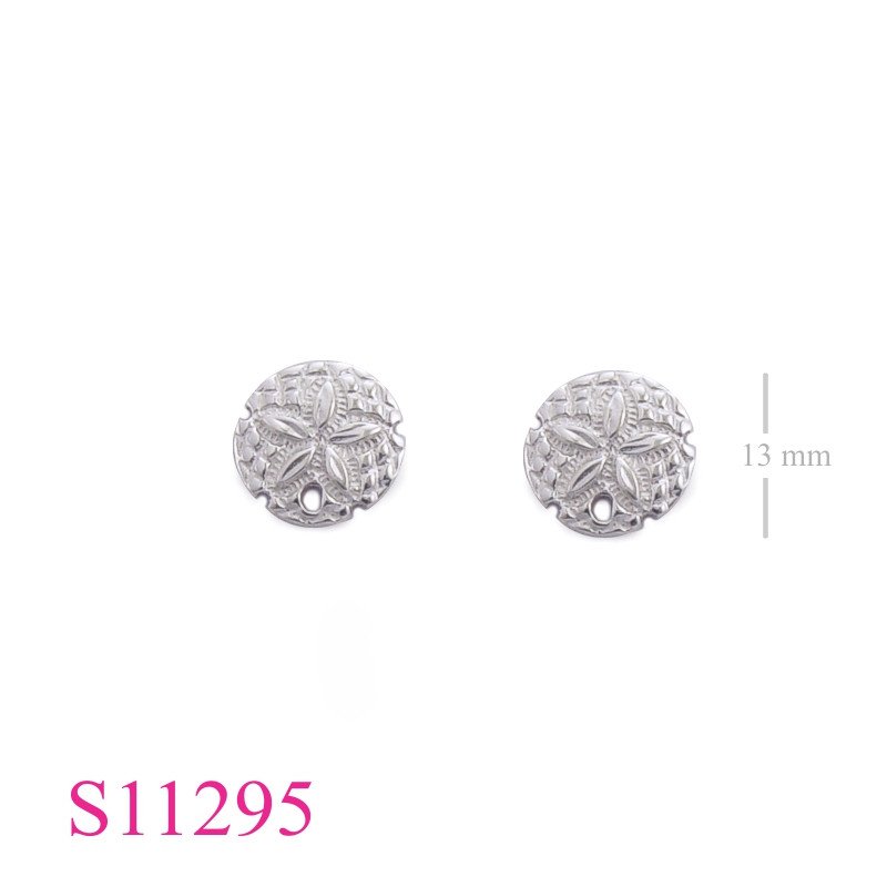 Starfish Earrings, 12mm starfish.