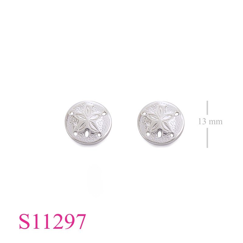 Starfish Earrings, 12mm starfish.