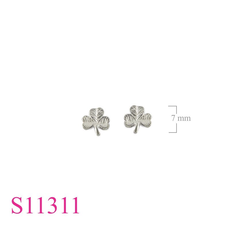 Earrings, Shamrock.