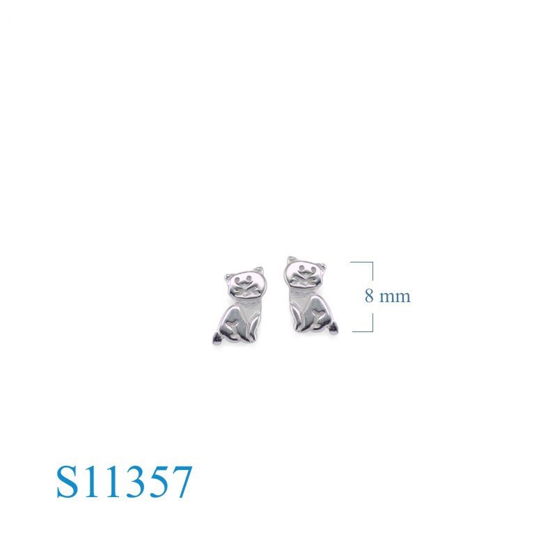 Earrings, little cat.