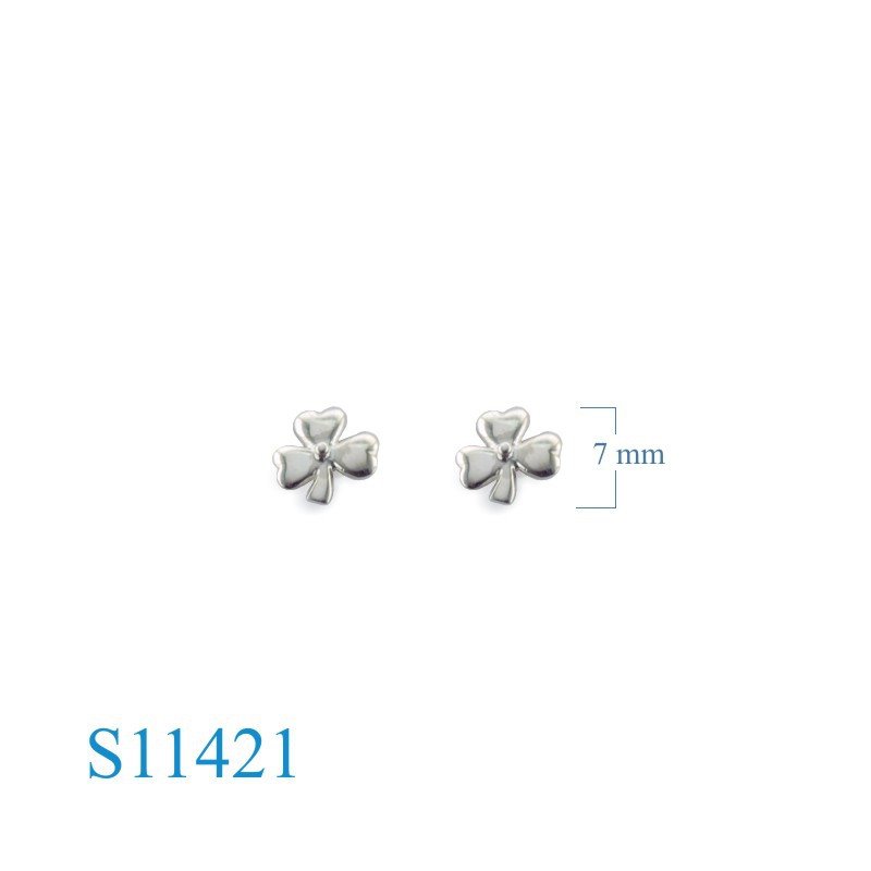 Earrings, Shamrock.