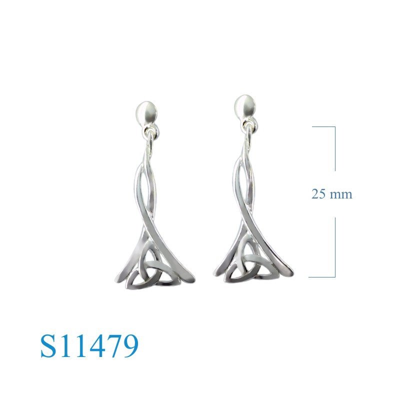 Earrings, celtic.