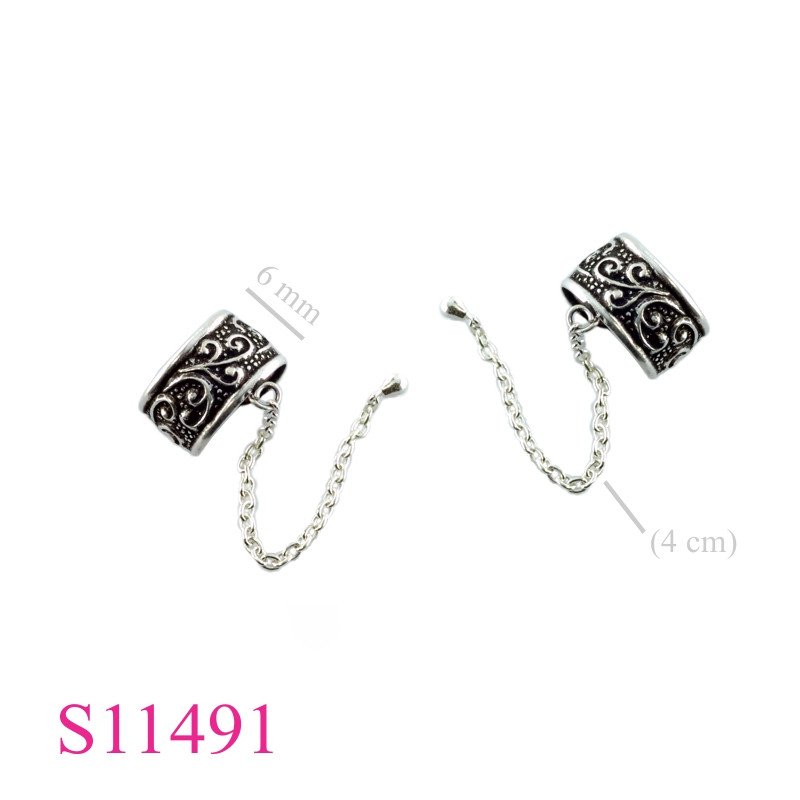 Earrings, ear cuff and ball post.