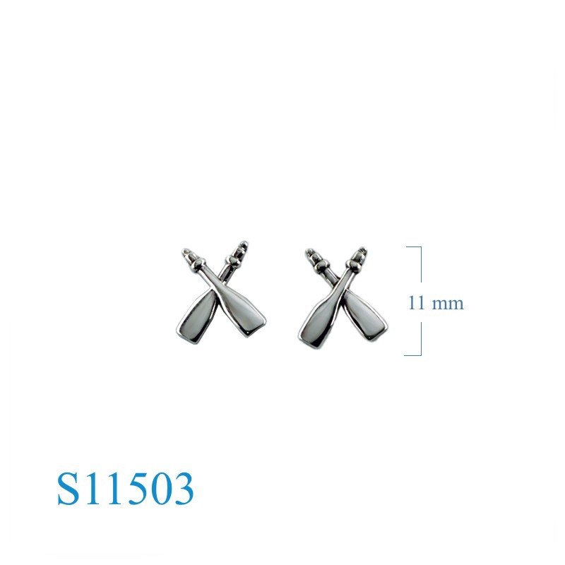 Paddle Earrings, Cross Earrings.