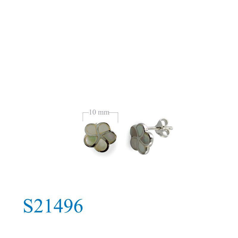 Earrings, flower.