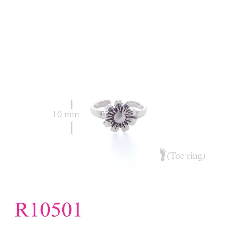 <p>Ring, toe, flower.</p>