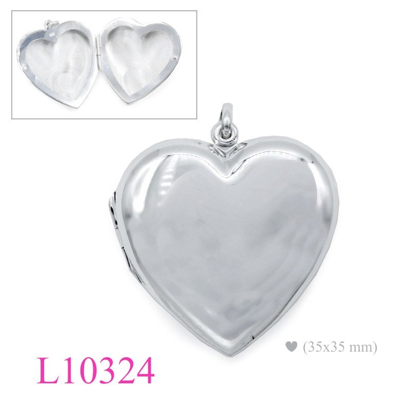 <p>Heart Locket, 35x35x10mm .</p>