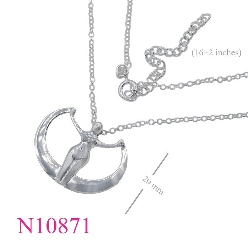 <p>Necklace, 16+2 inches chain and Mother of Earth charm.</p>