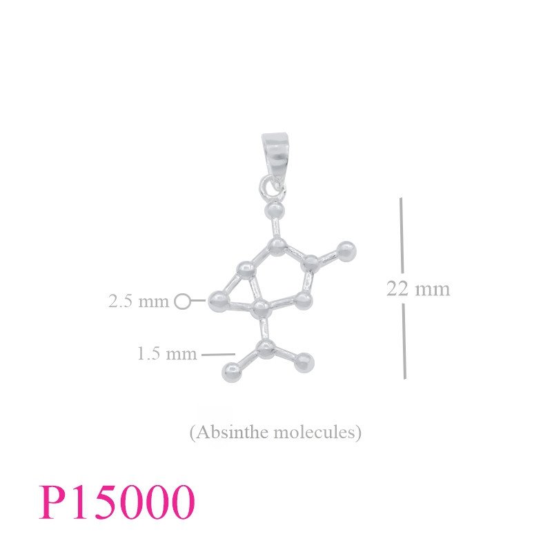 <p>Pendant, ABS molecule sign.</p>