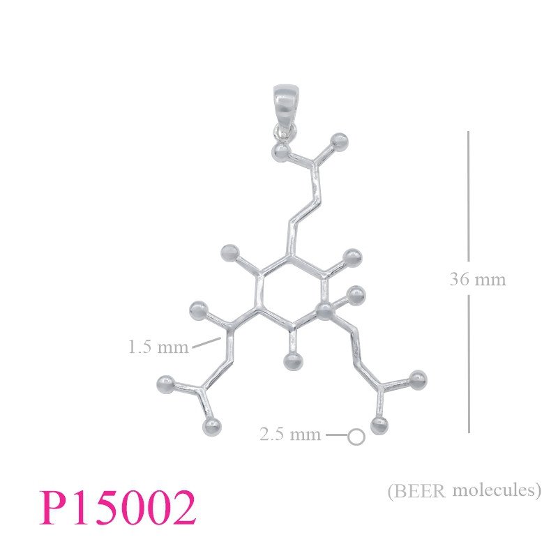 <p>Pendant, BEER molecule sign.</p>
