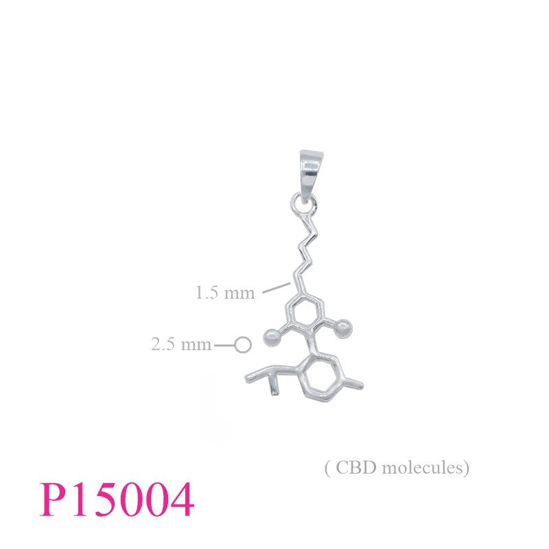 <p>Pendant, CBD molecule sign.</p>