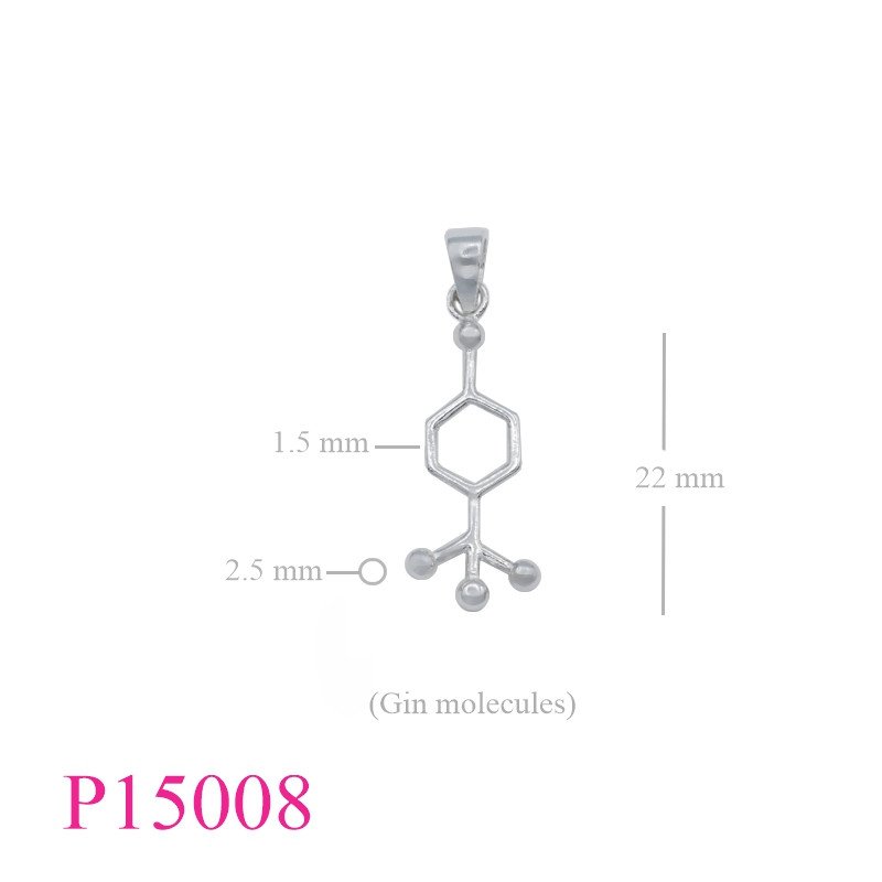 <p>Pendant, GIN molecule sign.</p>