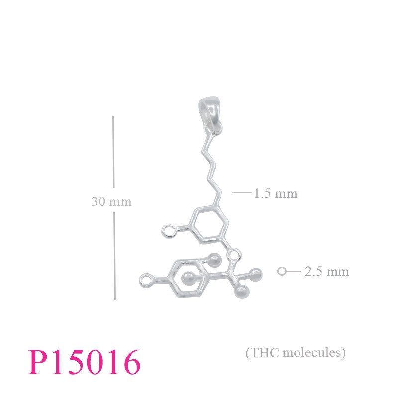 <p>Pendant, THC molecule sign.Pendant, THC molecule sign.</p>